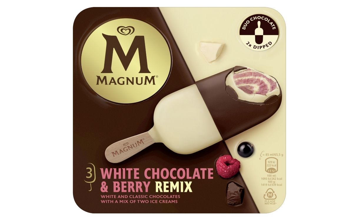 Unilever unveils "remixed" versions of Magnum classic ice cream flavours