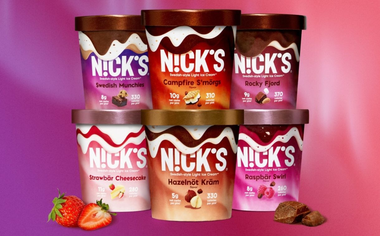 Healthy snack brand Nick's adds six new ice cream flavours