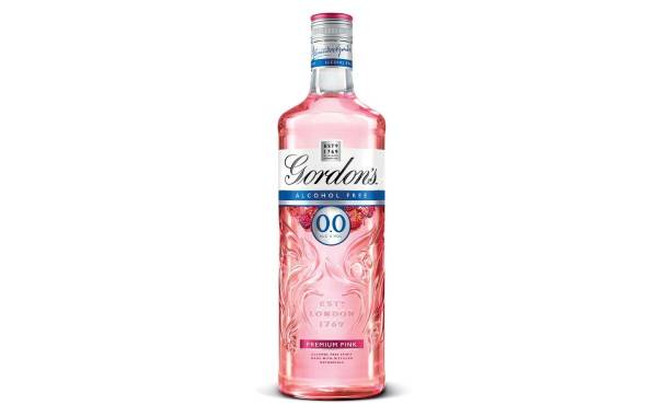 Diageo launches Gordon's alcohol-free pink gin