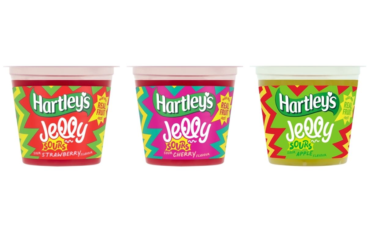 Hartley’s unveils new line of sour jelly pots