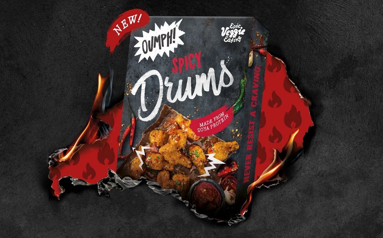 Oumph! launches plant-based Spicy Drums