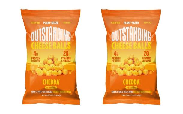 Outstanding Foods debuts dairy-free cheese ball snacks