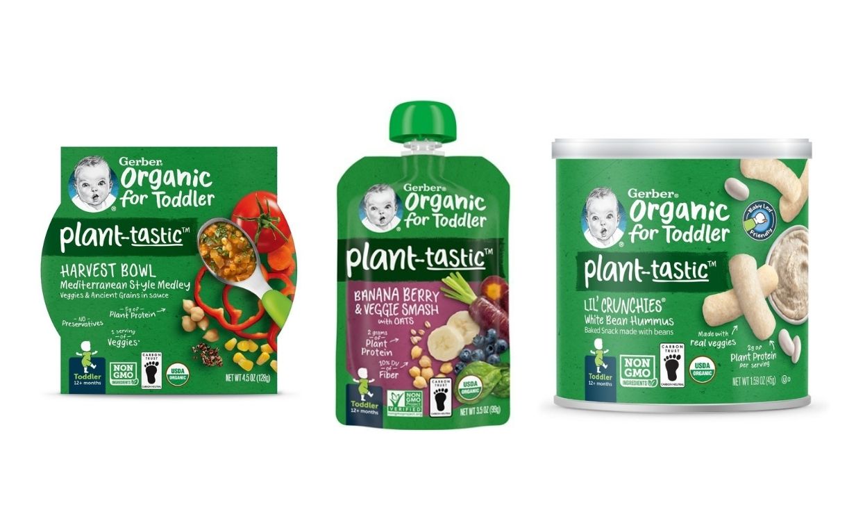 Nestlé's Gerber launches plant-based baby food