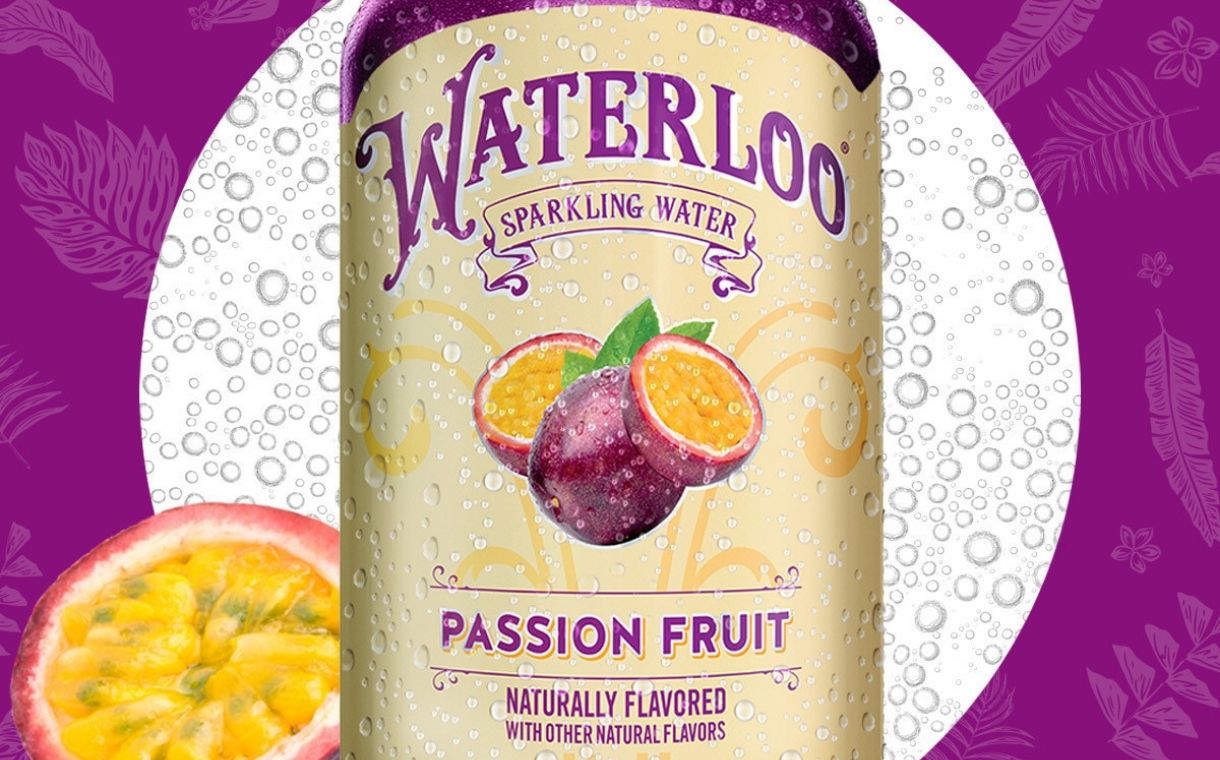 Waterloo Sparkling Water debuts passion fruit-flavoured carbonated water