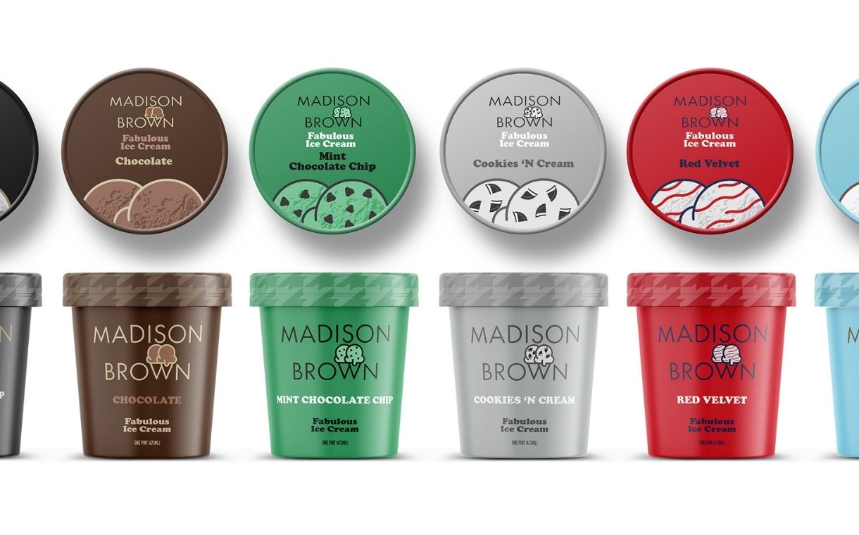 Madison Brown launches line of premium ice creams