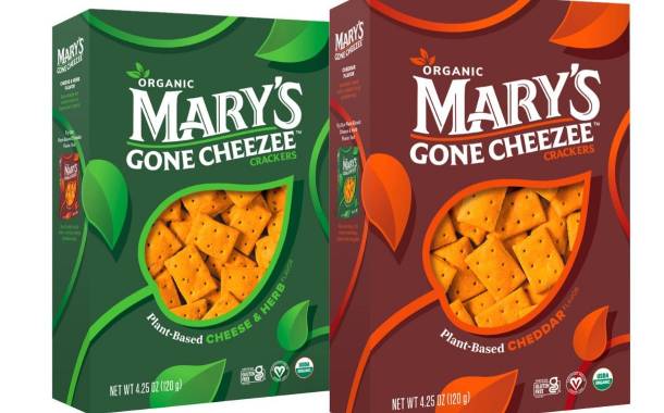 Mary's Gone Crackers introduces flavoured vegan cheese crackers