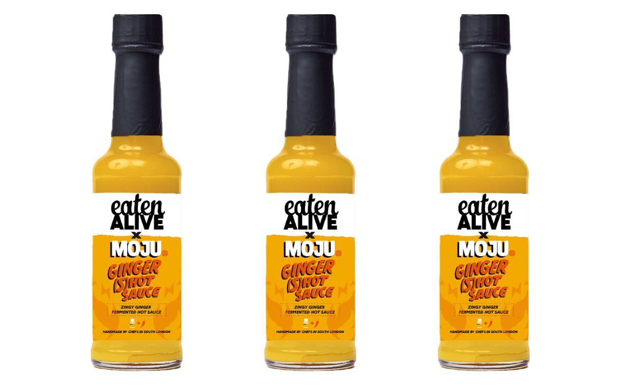 Moju unveils ginger hot sauce in collaboration with Eaten Alive