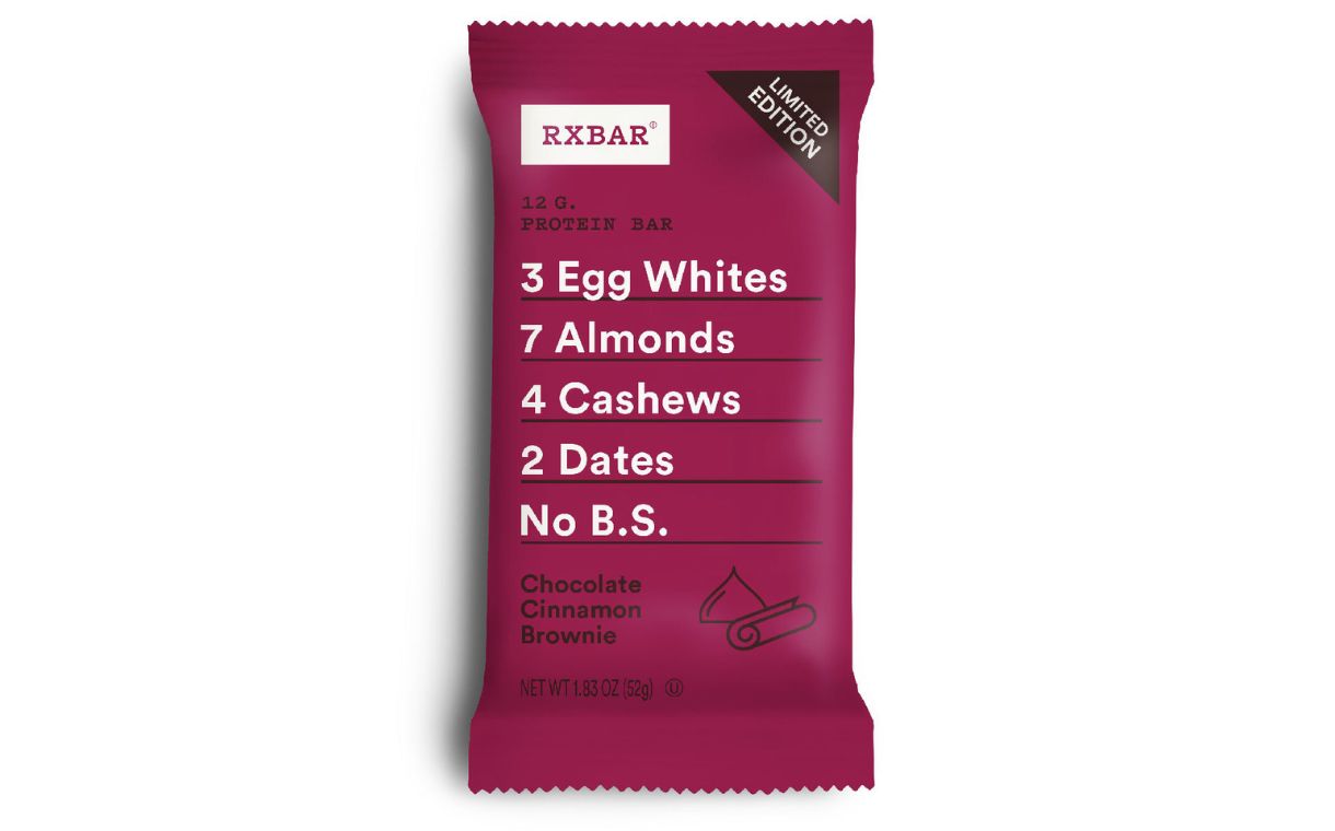 Kellogg's Rxbar unveils new chocolate cinnamon brownie flavour