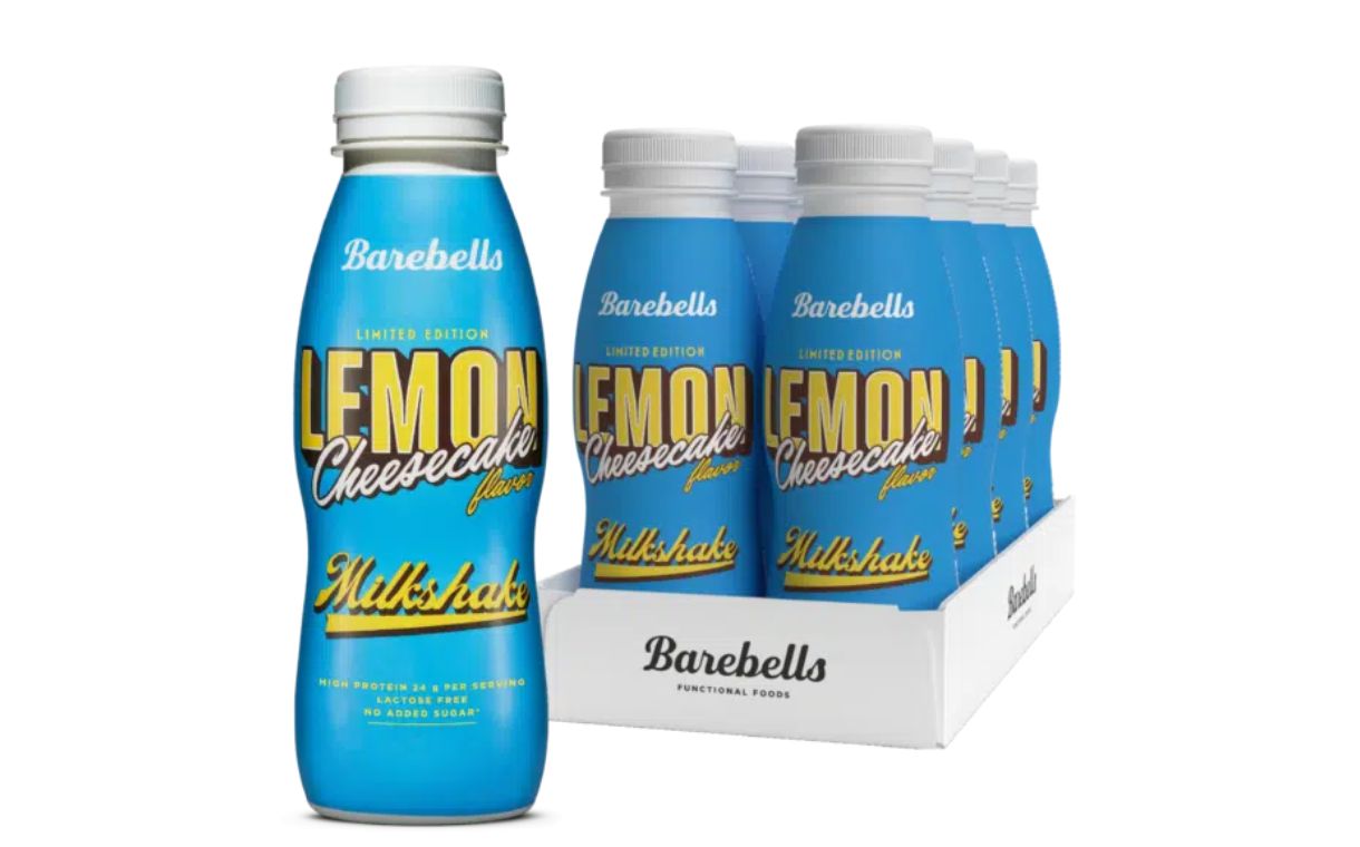 Barebells launches lemon cheesecake protein shake