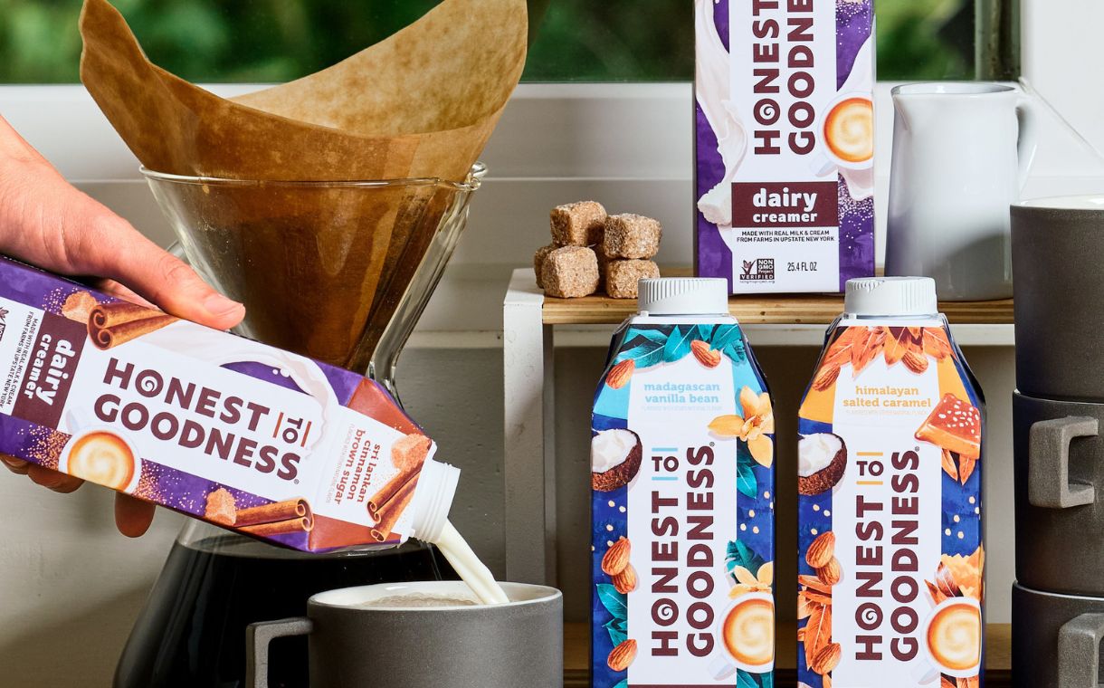 Honest to Goodness adds dairy coffee creamers to its portfolio