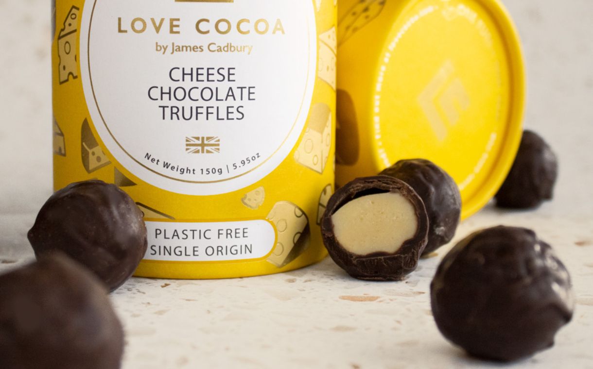 Love Cocoa launches cheese and chocolate truffles