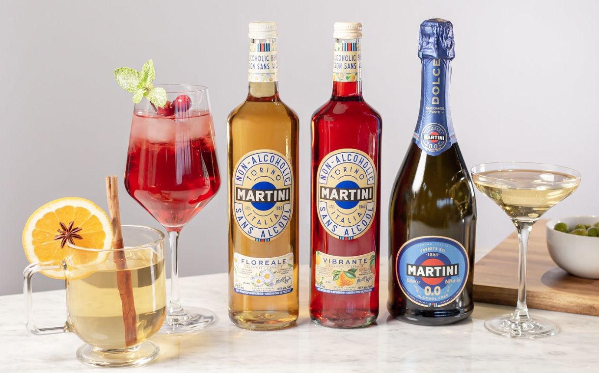 Martini debuts its first range of non-alcoholic products