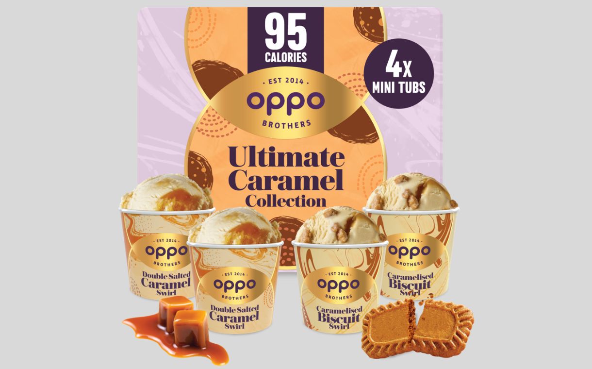Oppo Brothers release caramel ice cream mini tubs collection