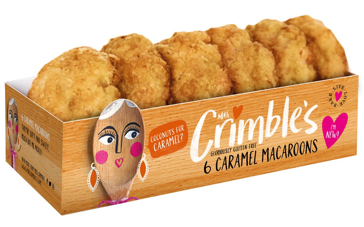 Mrs Crimble’s introduces caramel flavour macaroons