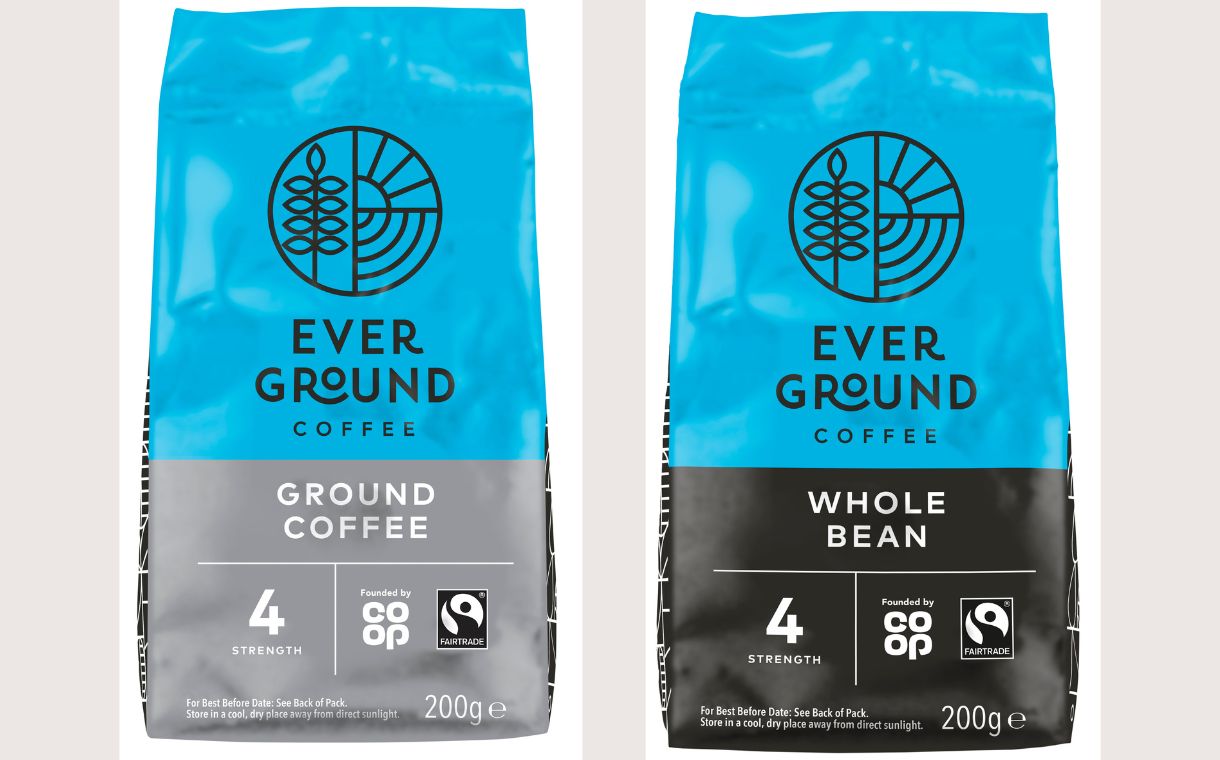 Co-op launches Ever Ground whole bean and ground coffee