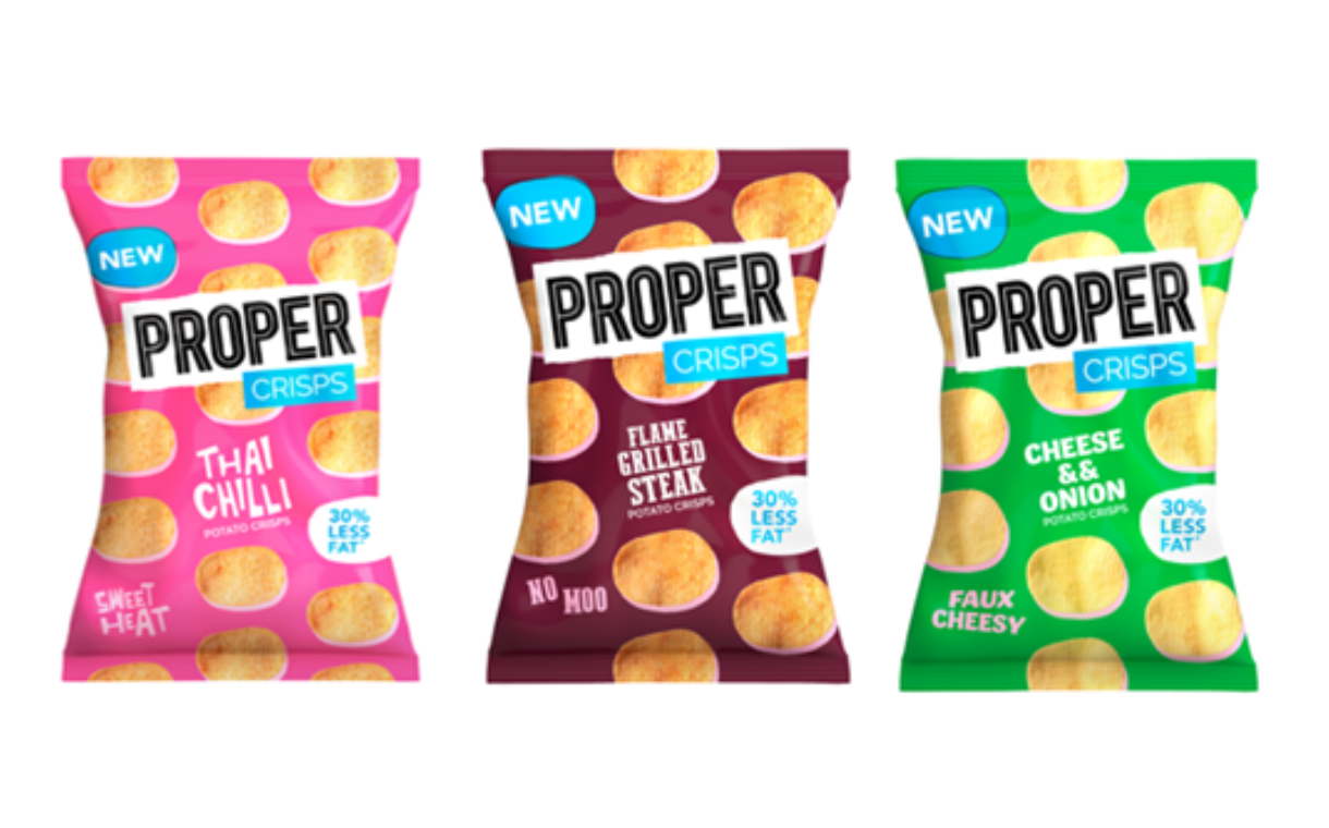 Epicurium's Proper launches new potato crisps range