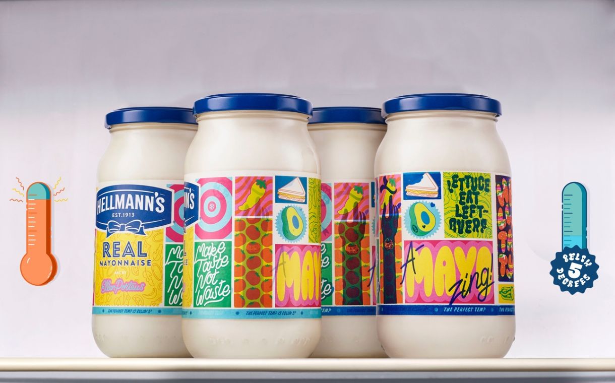 Hellmann’s testing temperature-detecting smart jars