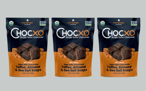 Chocxo introduces new low-sugar chocolate snaps