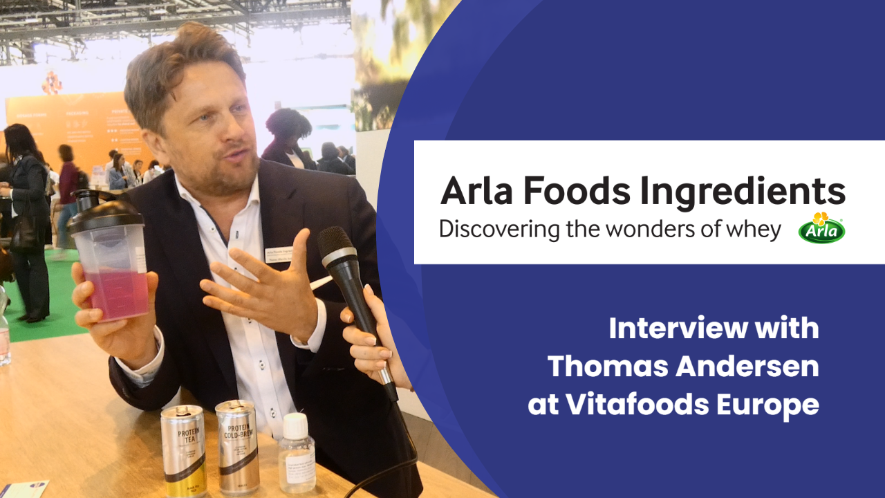 High-protein RTDs, powder shakes & protein bars | Arla Foods Ingredients | Vitafoods Europe