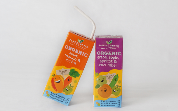 James White launches organic fruit and vegetable juices for children