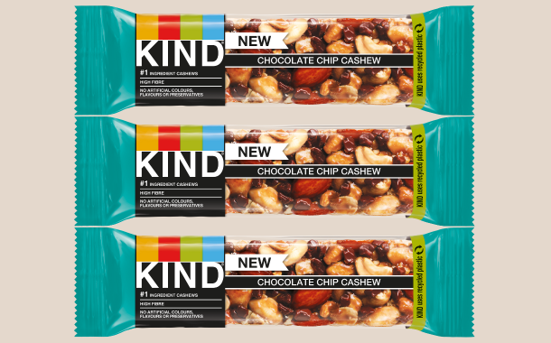 Kind adds Chocolate Chip Cashew flavour to snack bar portfolio