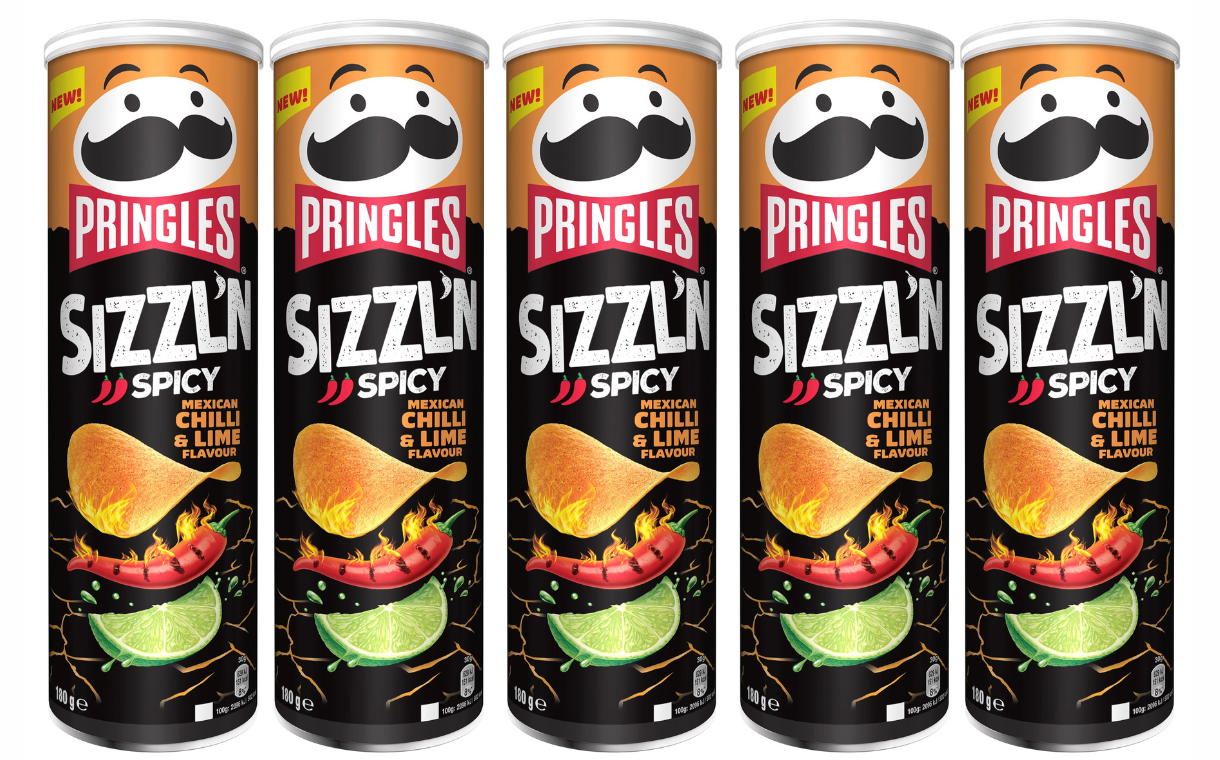 Pringles adds Mexican Chilli & Lime flavour to Sizzl'N range