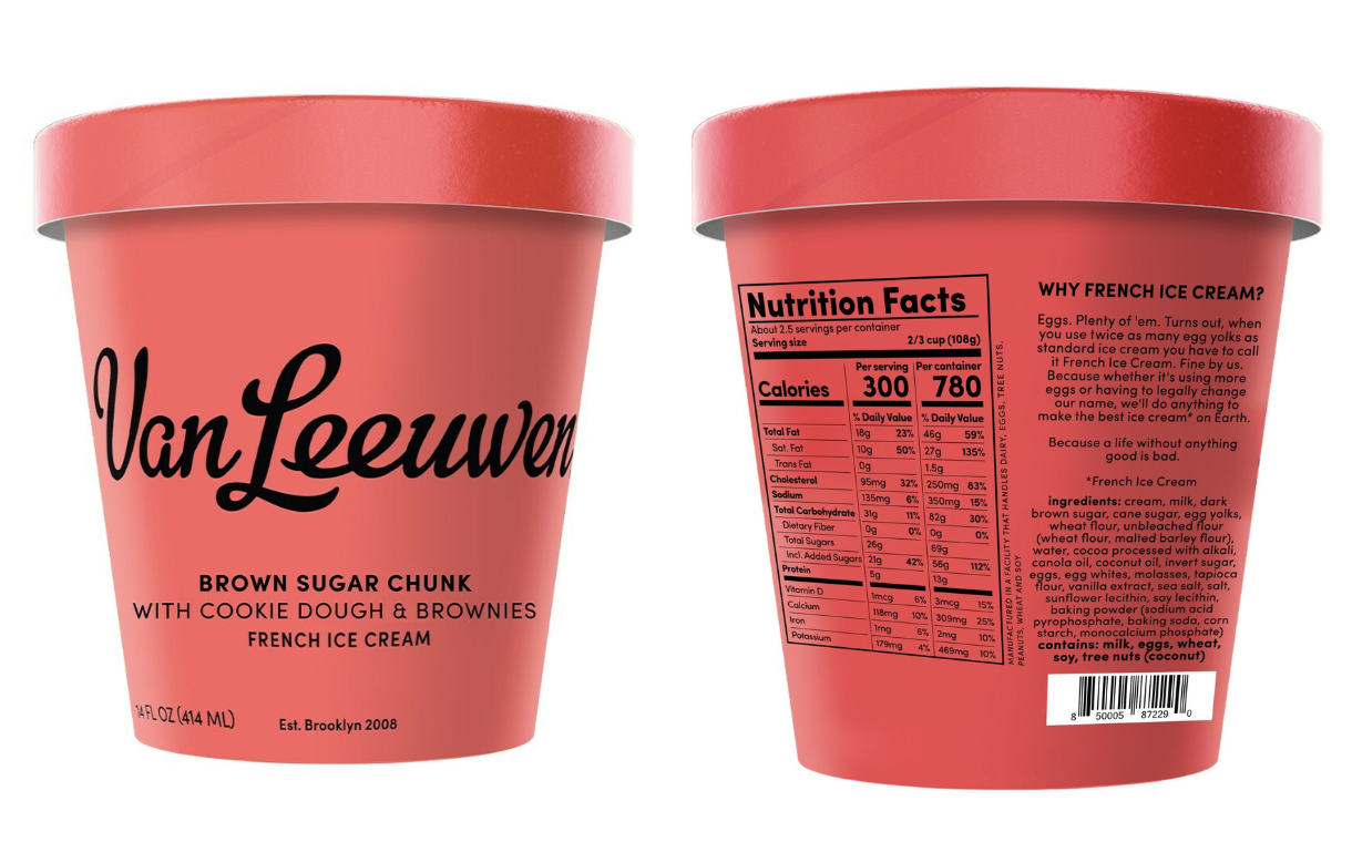 Van Leeuwen recalls ice cream pints due to undeclared walnuts